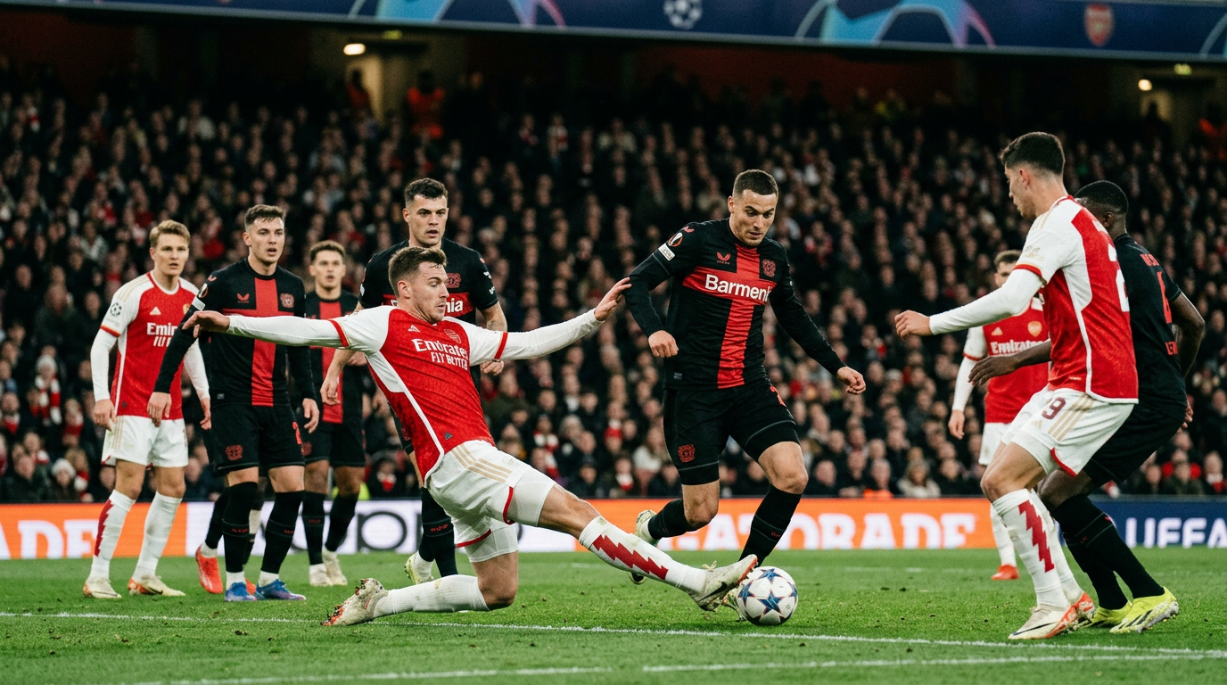 Arsenal Champions League Draw Ends Perfect Run