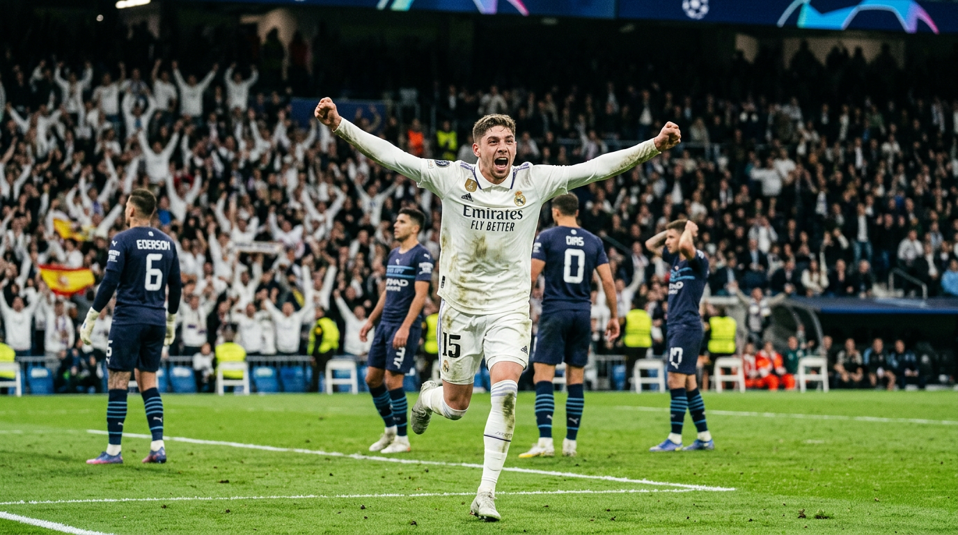 Valverde's Hat-Trick Stuns City