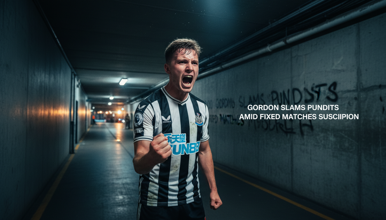 Gordon Slams Pundits Amid Fixed Matches Suspicion