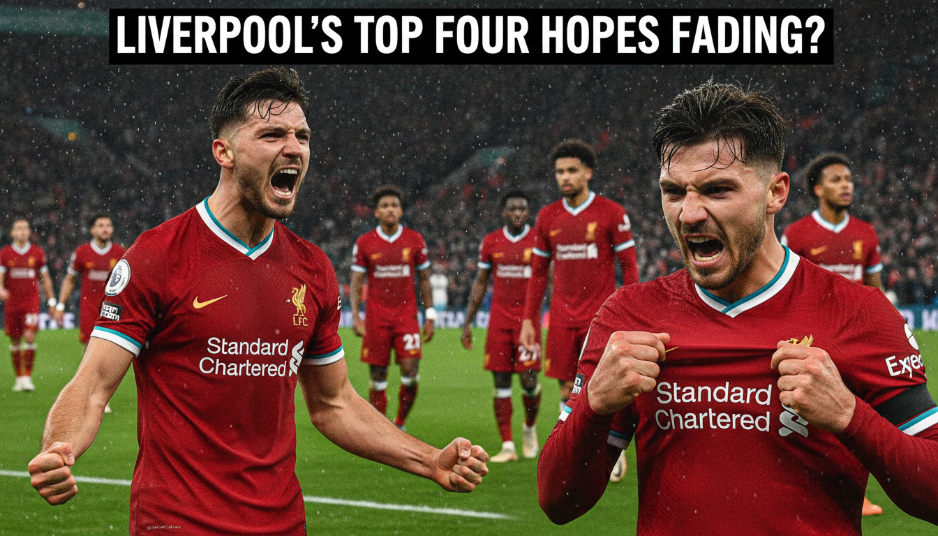 Liverpool's Top Four Hopes Fading?